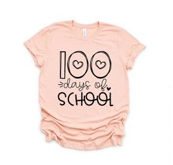 100 days of school shirt, 100 days brighter shirt, teacher shirt, 100th day of school, back to school shirt c