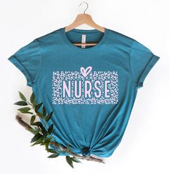 leopard nurse shirt, nurse superhero t-shirt, nurse week, matching nurse t-shirt
