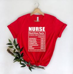 nutrition facts nurse shirt-nurse t-shirt-nurse tees-cute nurse shirts-nurse appreciation gift-nurse gift idea-nurses we