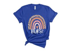 rainbow nurse shirt, leopard print nurse life,registered nurse shirt, rn shirts, nurse week shirt