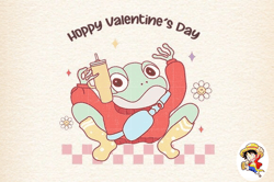 hoppy valentine's day png trendy png