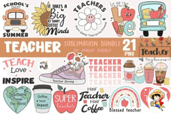 teacher sublimation bundle