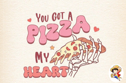 you got a pizza my heart png valentines