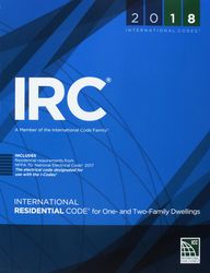 2018 international residential code for one- and two-family dwellings (international code council series)