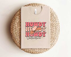 howdy valentine cowboys hat shirt