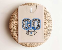 vintage go detroit leopard football shirt