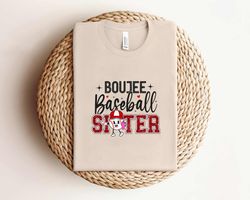 glitter boujee baseball sister shirt