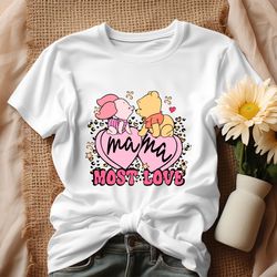 groovy mama most love winnie the pooh piglet shirt