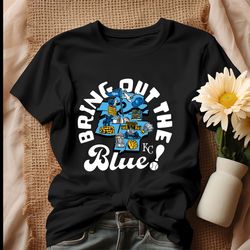 bring out the blue kansas city royals baseball shirt