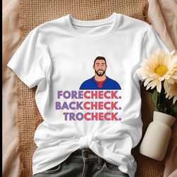 forecheck backcheck trocheck new york rangers shirt