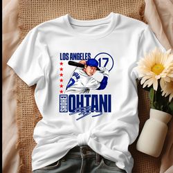 shohei ohtani 17 los angeles dodgers baseball shirt