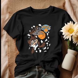 space jam x new york knicks basketball shirt