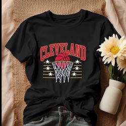 cleveland basketball retro net shirt