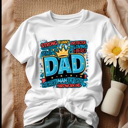 dad graffiti happy fathers day shirt