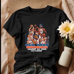 new york knicks against all odds 2024 playoffs shirt