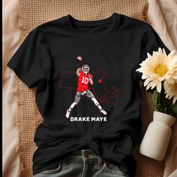 drake maye state star new england patriots shirt