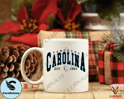 carolina panthers football mug, carolina panthers, football mug, panthers football mug