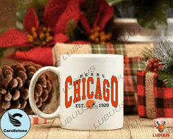 chicago bears coffee mug, football, nfl, fathers day gift, christmas gift, birthday gift