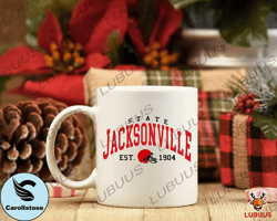 vintage jacksonville football throwback ceramic mug