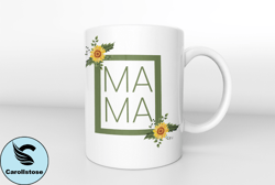 mom sunflower coffee mug,gift for mom,mom birthday gift,mom reveal,pregnancy gift,baby shower gift,coffee lover,mama gif