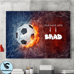 football canvas wall art painting, canvas wall decoration, football painting posters, modern wall art, home decoration