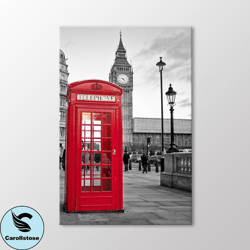 big ben clock tower canvas wall art, london big ben print, london art photography, london poster, london photography, we