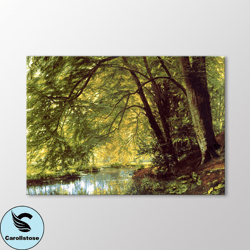 forest by christian zacho canvas wall art