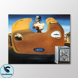 memory of the child woman by salvador dali canvas wall art