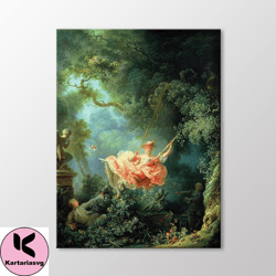 swing by jean honore fragonard canvas wall art