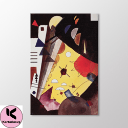 tension en hauteur by wassily kandinsky canvas wall art