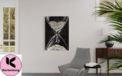 money time canvas, wall art canvas design, home decor ready to hang