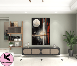 galaxy space painting original art milky way canvas abstract jupiter wall art  space painting  unique home decor,living