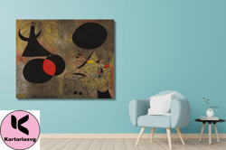 joan miro canvas wall art,joan mir abstract surrealism art,joan miro  , miro,abstact canvas,surreal wall art,wrapped sur