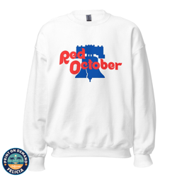 philadelphia phillies unisex sweatshirt   red october  shirt   long sleeve  go phils  philly baseball