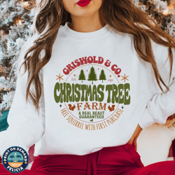 retro griswold & co. christmas tree farm sweatshirt , griswolds tree farm since 1989 sweatshirt , vintage funny holiday