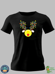 softball reindeer shirt, christmas lights softball reindeer tshirt, softball mom christmas shirt, softball tee
