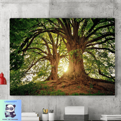 forest landscape canvas wall art painting,forest photography poster,landscape wall art,canvas printing,living room wall