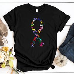 all cancer matter shirt, cancer awareness shirt, all cancer ribbon color shirt