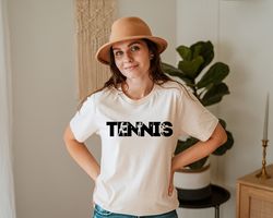 tennis shirt, tennis gift, game day shirt, tennis coach gift, sports shirt, gift for her, tennis ball, tennis lover gift