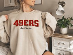 49ers shirt men san francisco 49ers sweatshirt women retro nfl sweatshirt vintage 49ers football shirt lady san francisc