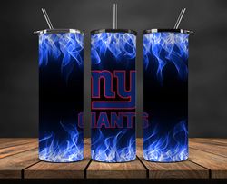 ny giants football 20oz skinny tumbler