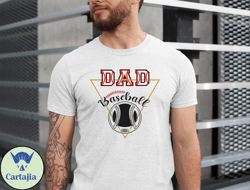 dad baseball shirt, custom baseball tshirt, fathers day shirt for baseball dad, baseball dad custom name, personalized b