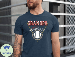 grandpa baseball shirt, custom baseball tshirt, fathers day shirt for baseball papa, baseball grandpa custom name, perso