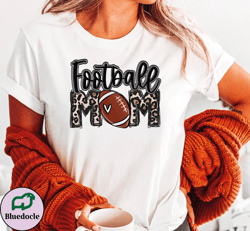 football mom shirt, leopard print football shirt women, football mom gift, game day shirt football, sports mom shirt, mo