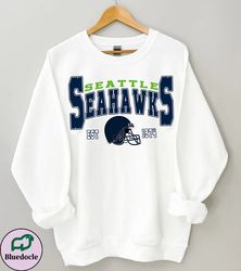 seattle seahawks football sweatshirt , vintage style seattle football crewneck, football sweatshirt , seattle seahawks s