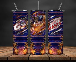 new york giants football team 20oz skinny tumbler