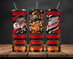 atlanta falcons football team 20oz skinny tumbler