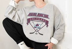 vintage colorado avalanche sweatshirt, avalanche tee, hockey sweatshirt, college sweater, hockey fan shirt, colorado hoc