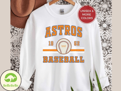 houston astros baseball crewneck sweatshirt , vintage baseball houston astros sports tee, graphic baseball tee