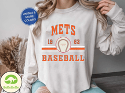 new york mets baseball crewneck sweatshirt , vintage baseball new york mets sports tee, graphic baseball tee